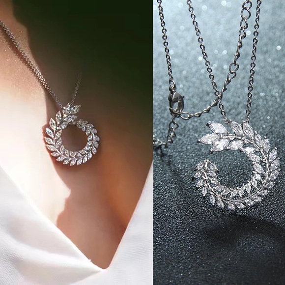 Jewelry - New Women’s 925 Silver Diamond Necklace